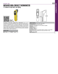Thumbnail of document Data Sheet - IR2 Infrared Non-Contact Thermometer